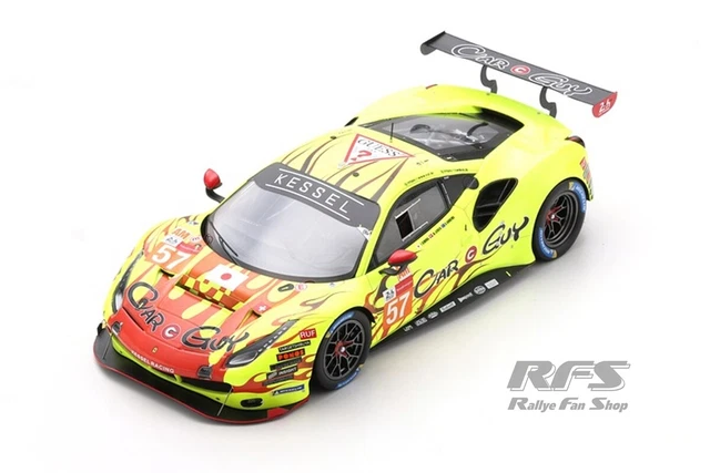 Ferrari 488 GTE EVO No.57 KESSEL RACING 24H Le Mans 2023 Scale 1:43