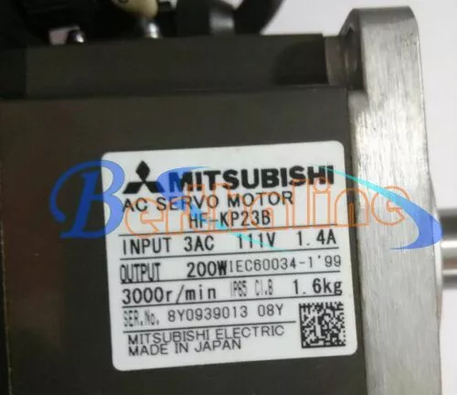 1PC Mitsubishi HF-KP23B 200W AC Servo Motor Used Tested