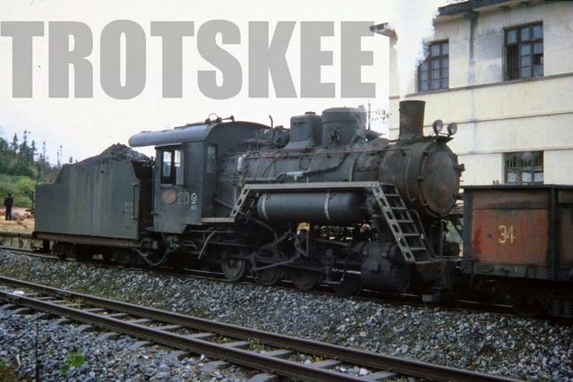 35mm Slide CR China Chinese Railways Steam Loco 20 0-8-0 Hunan 2002 Orig