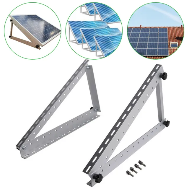 Juegos de soportes de montaje para paneles solares de 150 W 712 mm y kits ajustables caravana barco