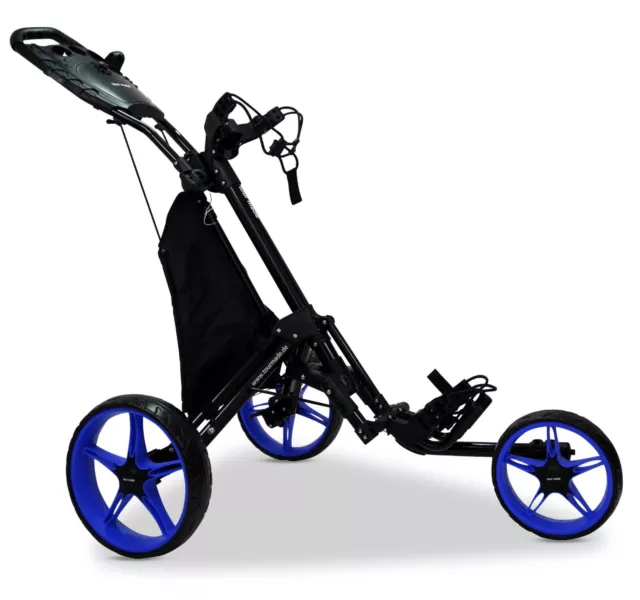 Tour Made RT-140  V2 Deluxe 3-Rad Golftrolley Golfcaddy komplett mit Kühltasche