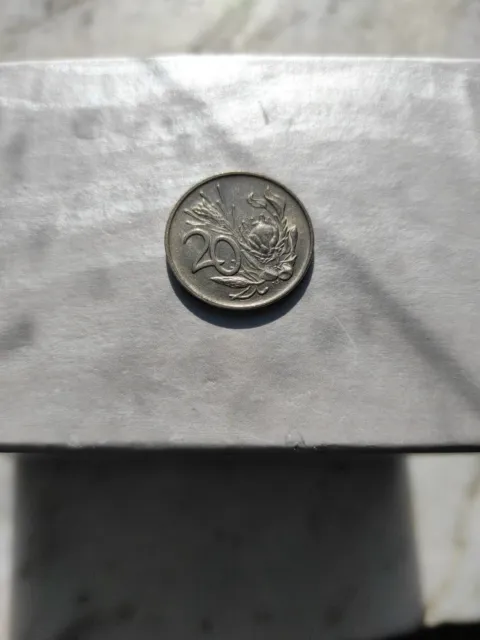 Moneta Argento Coin Silver Sudafrica South Africa Suid Afrika 1974