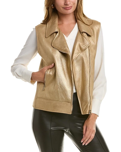 Brunello Cucinelli Shearling Vest Women's  42