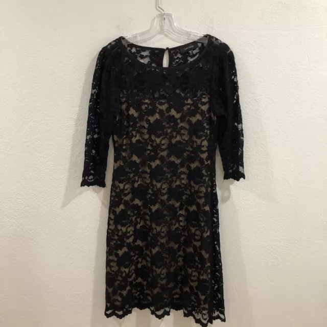 Karen Kane Black Lace Dress, Size M