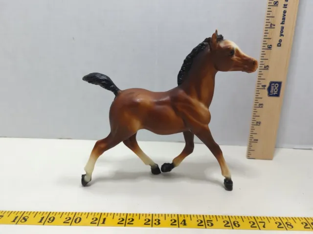 VTG Breyer Running Foal #134 Chestnut Brown Classic Size Model Horse Figurine