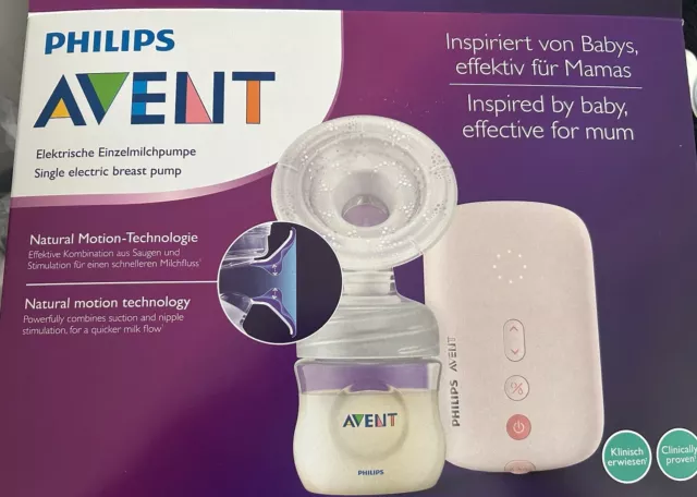 Philips Avent Elektrische Einzelmilchpumpe, mit Natural-Motion Technologie, BPA-