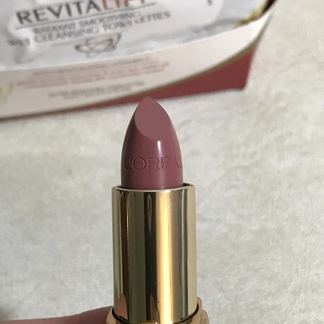 Paquete de 2 artículos toallas y lápiz labial L'oreal Revitalift maquillaje nuevo