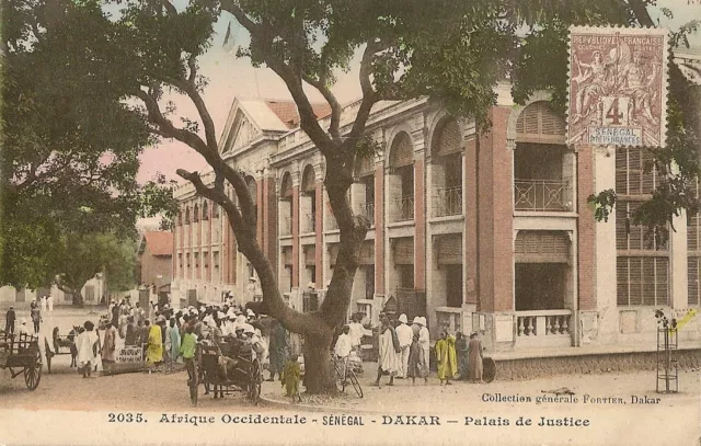 Postcard Africa Senegal Dakar Palace Of Justice