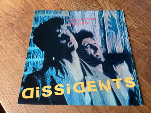 Thomas Dolby “Dissidents” 3-track 12” single vinyl [Andy Partridge Flat Earth]