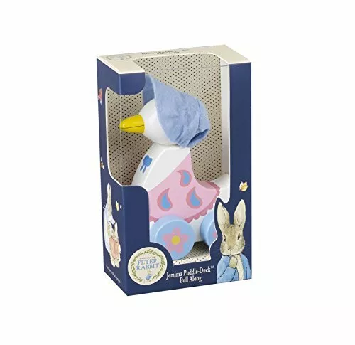 Orange Tree Toys Jemima Puddle Duck Peter Rabbit  Friends Pull Along,