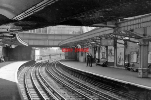 Photo  Bow Road Railway Station London 1961 Lt District And Metropolitan Lines B