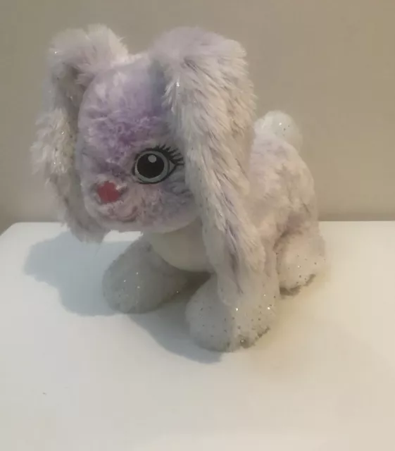 Build A Bear Sugar Plum Bunny Stuffed Plush 2021 Winter Purple Voice Box