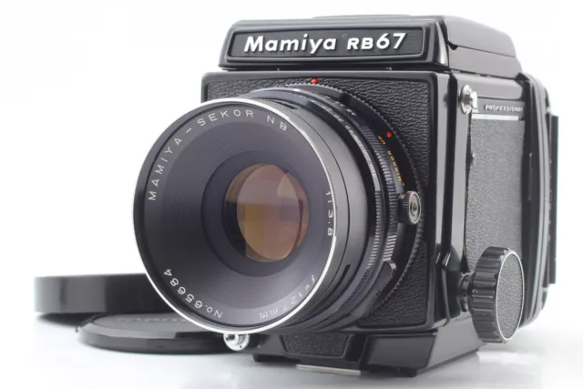 [Exc+5] Mamiya RB67 Pro Film Camera Sekor NB 127mm f3.8 Lens 120 Back From JAPAN