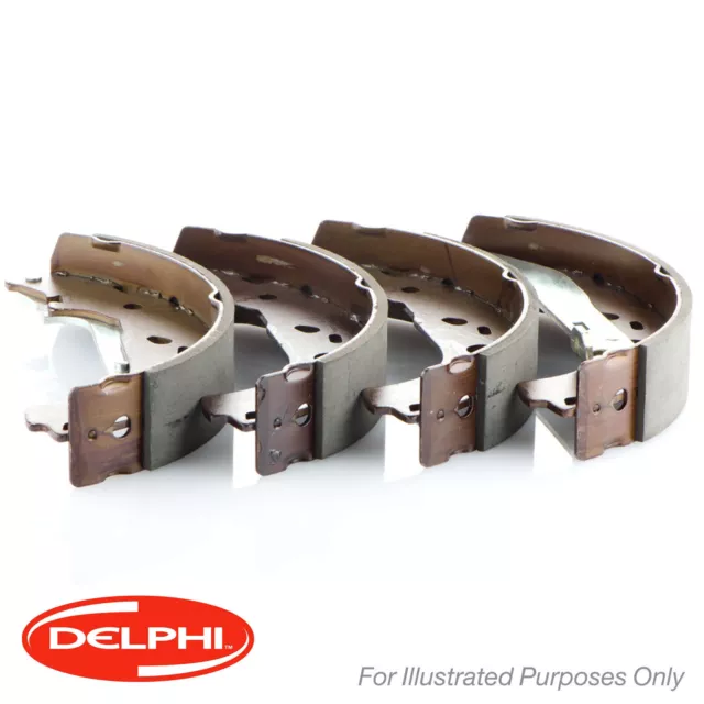 Genuine Delphi Rear Brake Shoe Set - LS1867