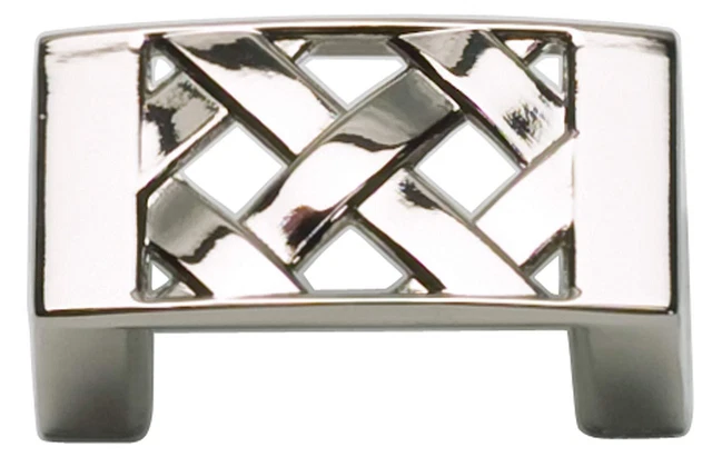 Atlas Homewares 309-PN  *   Lattice Cabinet Knob - Polished Nickel, Lot of 8