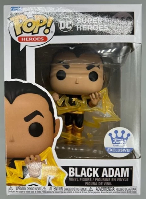 440 BLACK ADAM DC Super Heroes Funko POP with POP Protector EUR
