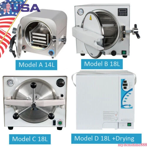 TOP 14L/18L DENTAL Lab Autoclave Sterilizer Medical Steam Sterilization