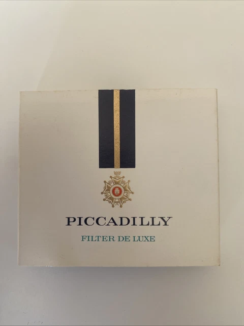 piccadilly filter de luxe cigarettes star cigarety 10 1970- ANGLICKO-ANGLICKO Our Signs are either designed by our in house designers 1962 Piccadilly Filter De luxe