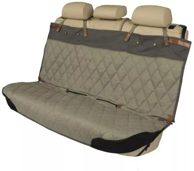 PetSafe 62435 Solvit Happy Ride Quilted Bench Seat Extra Wide Padded Green Cover