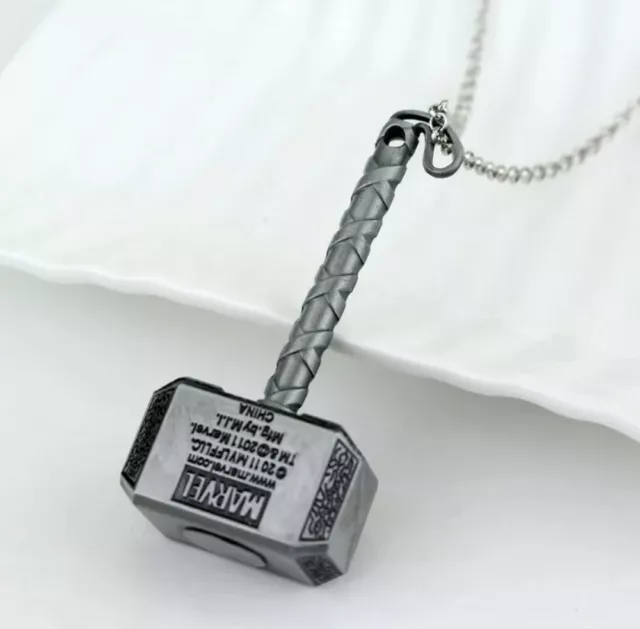 Thor Hammer Necklace Avengers Dark World Mjolnir Pendant Marvel Christmas NEW