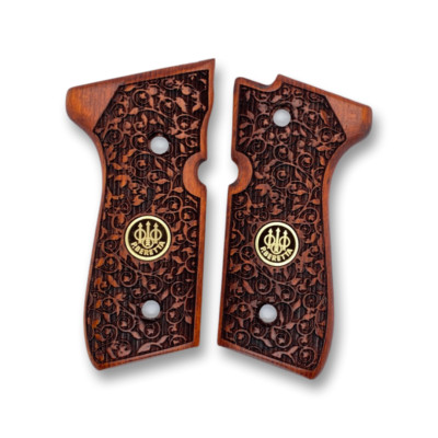 Zib Grips Poignées Bois Pour Beretta 92FS - Noyer Ou Hêtre Fait Main