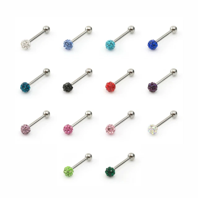 Shamballa Barretta Capezzolo Ferido Cristallo Gemma - Foto 6