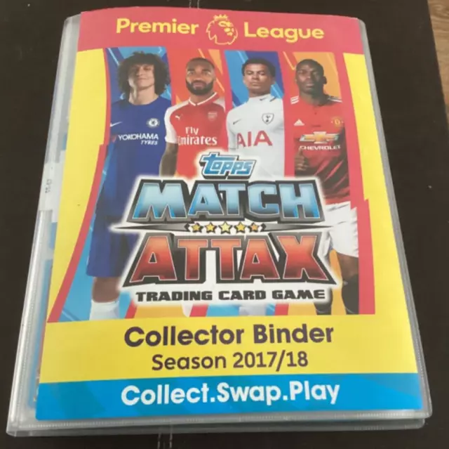 Match Attax 2017/18 Collector Binder Bundle with 373 cards