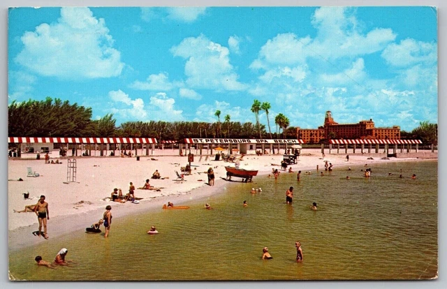 Spa Beach Million Dollar Pier Saint Petersburg Florida Vinoy Hotel PM PC