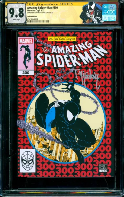 Amazing Spider-Man #300 TURKISH CGC SS 9.8 signed Todd McFarlane 1st VENOM