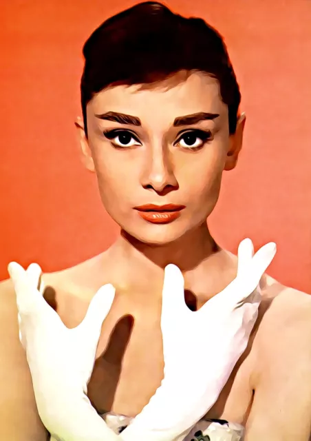 Audrey Hepburn Unique Graphic Art Illustration Print 24