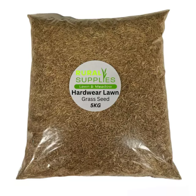 5KG Hard Wear Grass Seed Garden Lawns Sport Fields Paddocks Tough Fast Growing