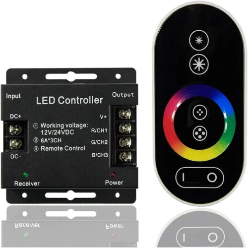 Pack De 2 Contrôleurs De Luminosité LED 12-24V 4A - Interrupteur Tactile, Gradation Facile, Sans Soudure - 7