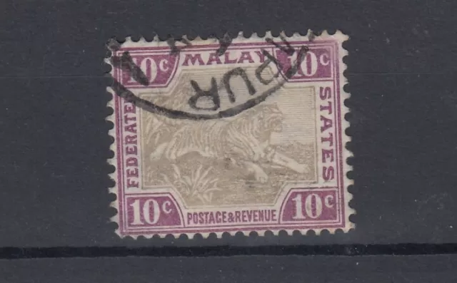 Federated Malay States 1900 10c Grey Purple SG20c JK4051