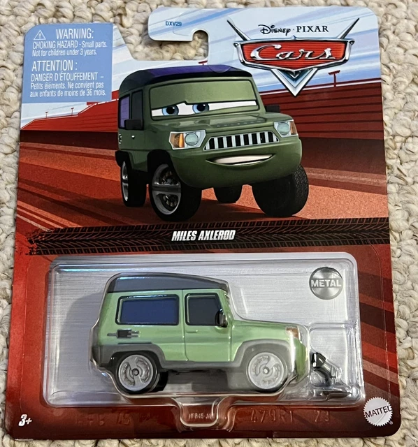 DISNEY PIXAR CARS 2 Miles Axlerod With Microphone 1:55 Scale Sealed ...