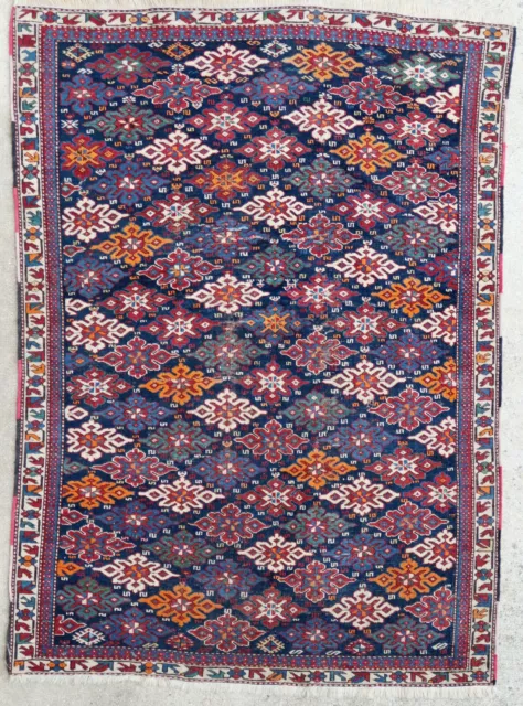 Tapis ancien rug oriental orient tribal Europeen Persian Caucasien 1900