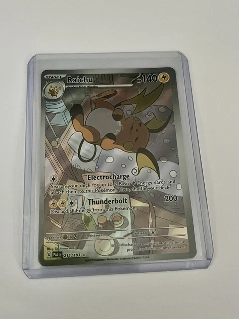 Pokémon TCG Raichu Scarlet & Violet - Paldea Evolved 211/193 Holo Near Mint