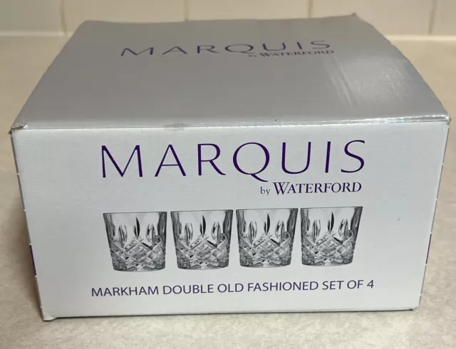 Marquis by Waterford Markham Double Old Fashion Glasses