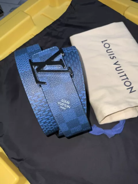 Louis Vuitton Calfskin Reversible Initiales 40mm Belt - Size 40 / 100 –  LuxeDH