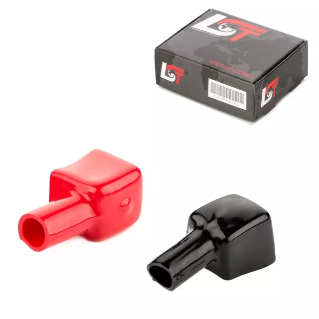 Set Gomma Polo Batterie Cappelli Copertoni Negativo Positivo Nero Rosso per NSU