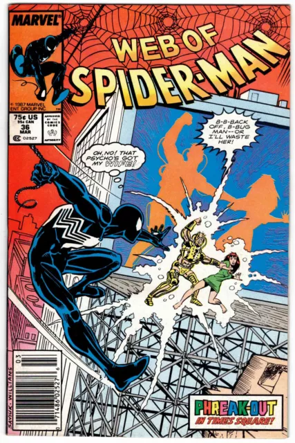 Web Of Spider-Man 36, Marvel 1987