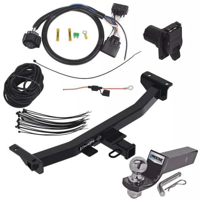 TRAILER TOW HITCH For 2024 Ford Ranger w/ 7Way + 2" Ball Pin RV 4Flat