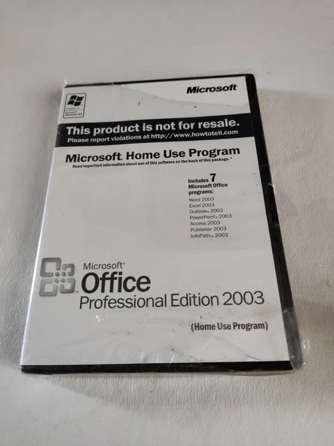 Microsoft Office Professional Edition 2003 Home Use Program + Product Key