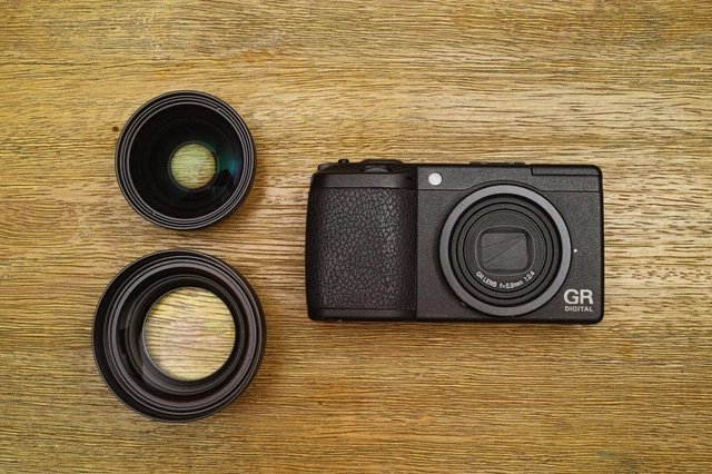 Ricoh GR Digital II with Accessories