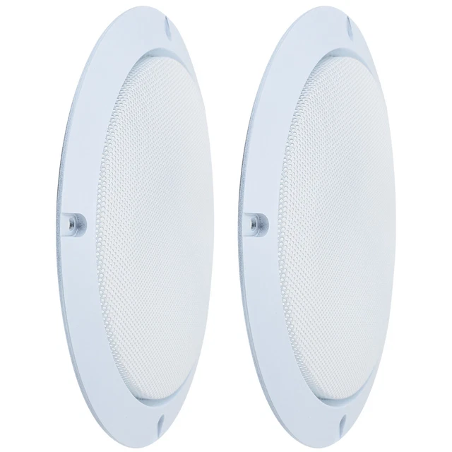 2 PCS DURABLE Horn Guard Steel Speaker Protector Cover Out Door Decor