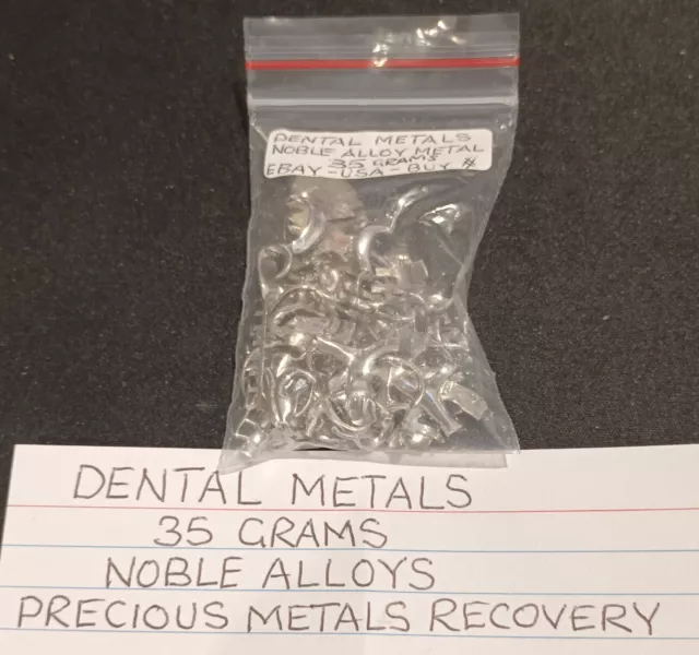 Dental Metals 35.5 Grams