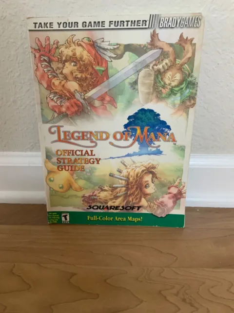 Legend of Mana Official Strategy Guide by Bradygames Sony PS1 Players Book