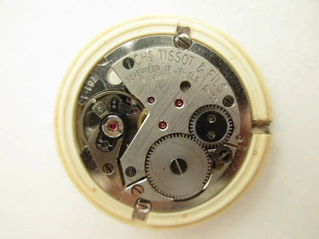 Axe De Balancier Pour Montre Tissot (et Autres Marques) - En Acier, Couleur Grise, Neuf Sans étiquette, Pièce D'horlogerie De Précision