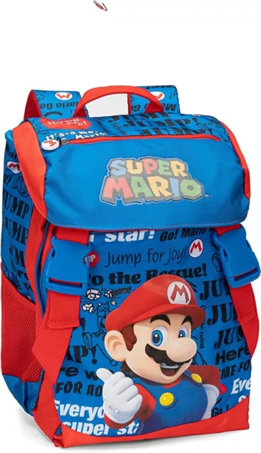 Zaino Estensibile Scuola Elementare Super Mario