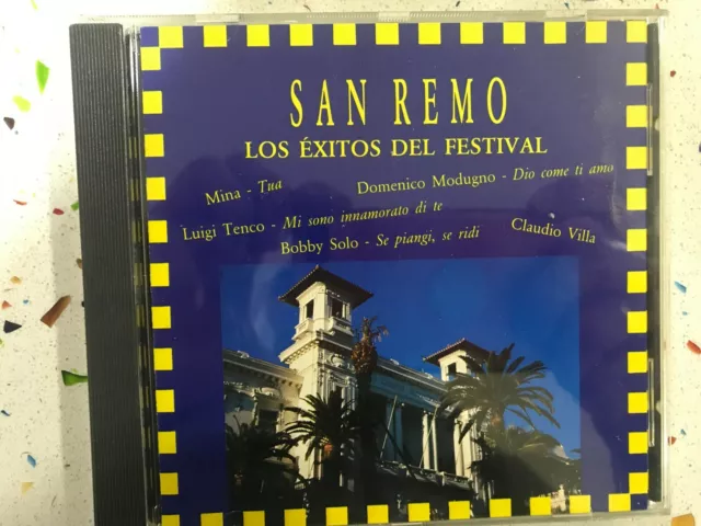 San Remo The Successes Del Festival CD Mina Domenico Modugno Claudio Villa Luigi