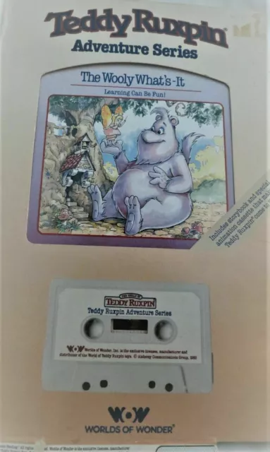 Teddy Ruxpin Adventure Series The Wooly Whats-It Book & Audio Cassette NEW!